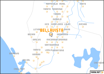 map of Bellavista