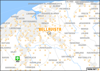 map of Bellavista