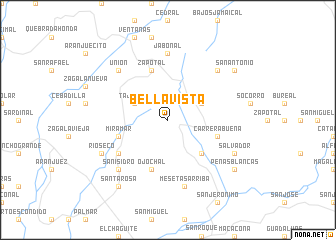 map of Bellavista