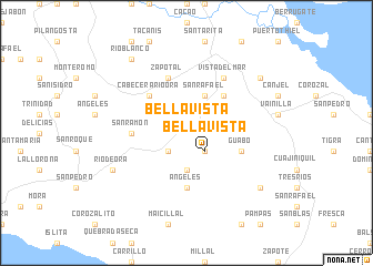 map of Bellavista