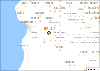 map of Bella