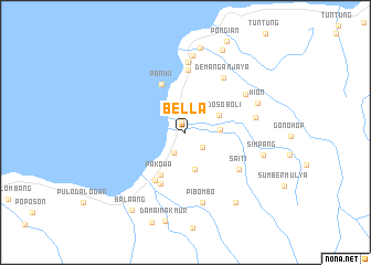 map of Bella