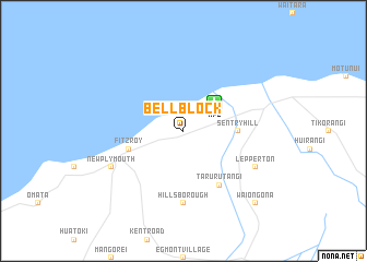 map of Bell Block