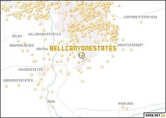 map of Bell Canyon Estates