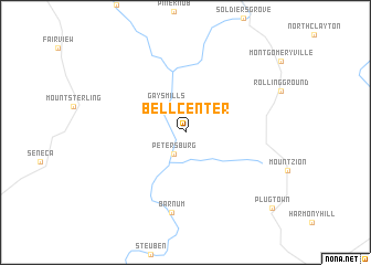 map of Bell Center