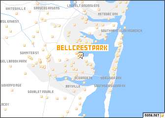 map of Bellcrest Park