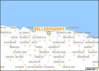 map of Belle Air Summit