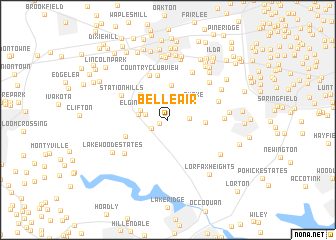 map of Belleair