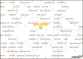 map of Belleair