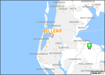 map of Belleair