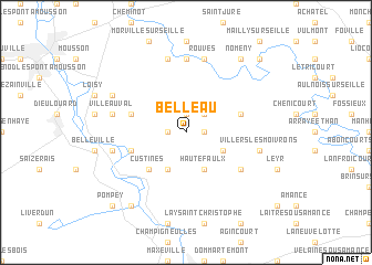 map of Belleau