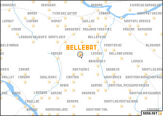 map of Bellebat