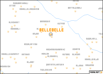 map of Bellebelle