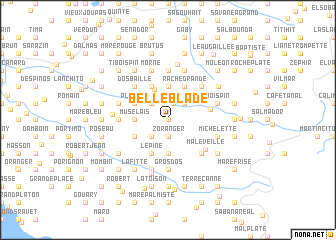 map of Belle Blade