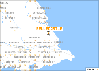 map of Belle Castle