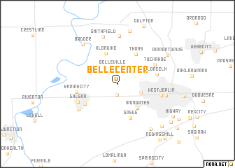 map of Belle Center