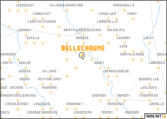 map of Belle Chaume