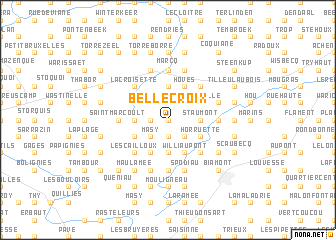 map of Belle Croix