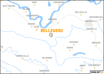 map of Belle d\