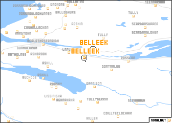 map of Belleek