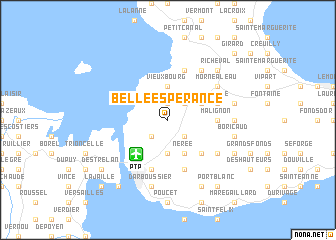 map of Belle Espérance