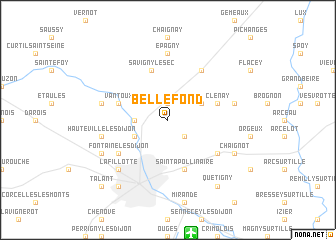 map of Bellefond