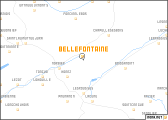 map of Bellefontaine