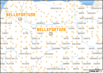 map of Belle Fortune