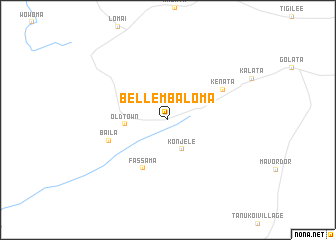 map of Belle Mbaloma