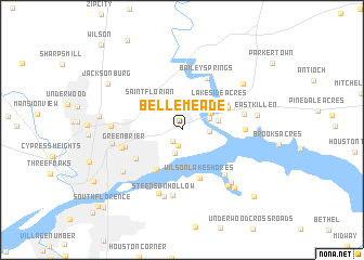 map of Bellemeade