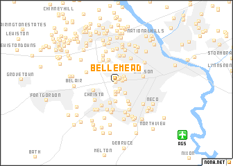 map of Bellemead