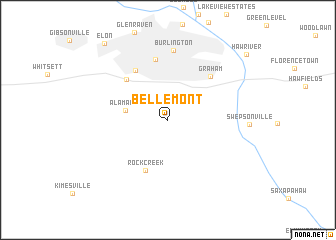 map of Bellemont