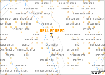 map of Bellenberg