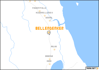 map of Bellenden Ker