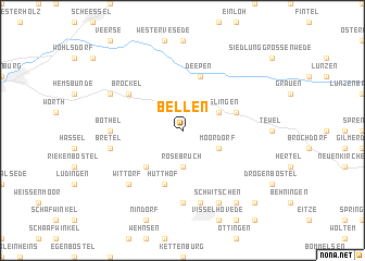 map of Bellen