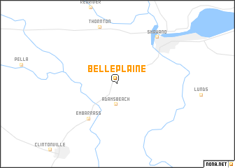 map of Belle Plaine