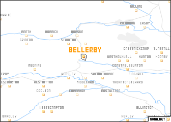 map of Bellerby