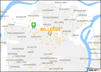 map of Bellerive