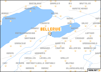 map of Bellerive