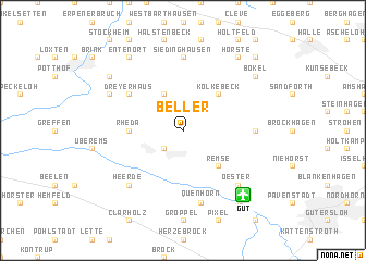 map of Beller