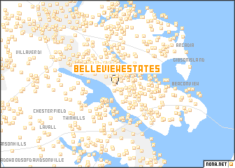 map of Belleview Estates