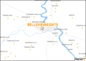 map of Belleview Heights