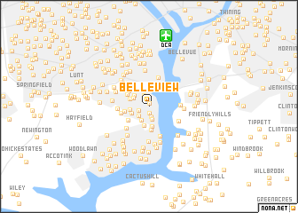 map of Belle View