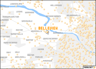 map of Belleview