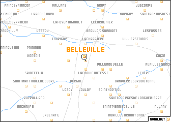 map of Belleville