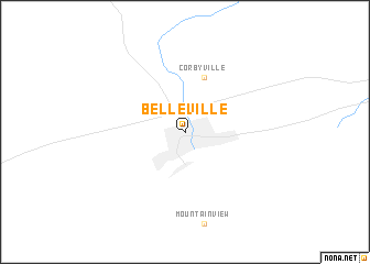 map of Belleville