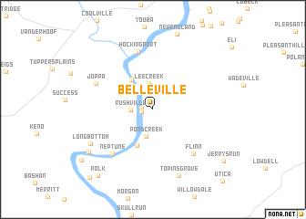 map of Belleville