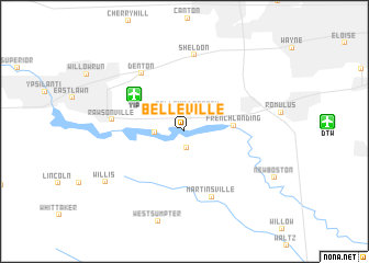 map of Belleville