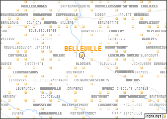 map of Belleville