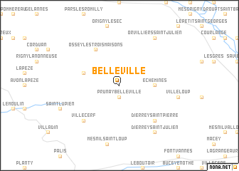 map of Belleville